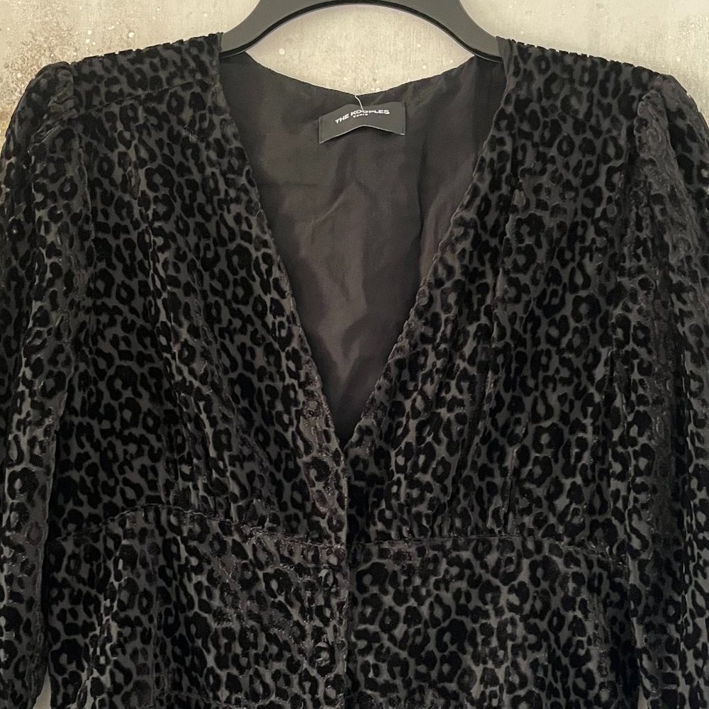 The Kooples Flock Leo Leopard Print Dress (NWT) - Picture 5 of 16